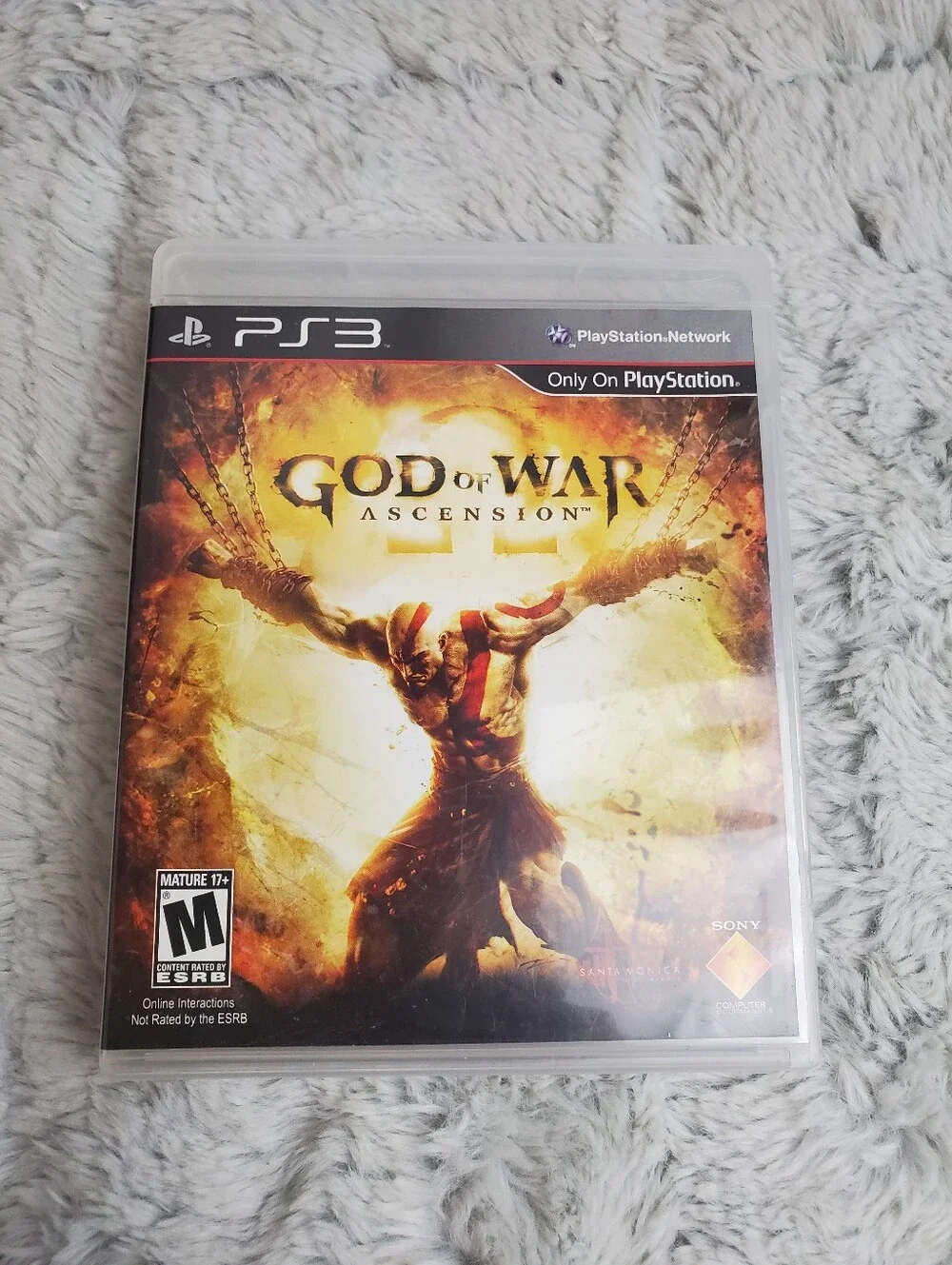 God of War Ascension Sony PlayStation 3 No Manuel PS3 Game